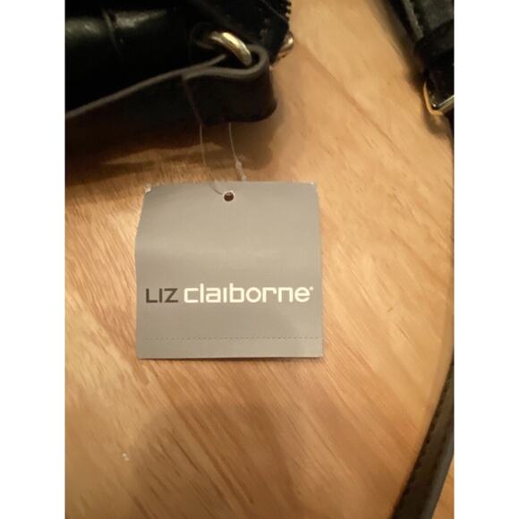 Liz Claiborne Black LC Heritage Small XB Crossbody Purse, Classic Leather, NEW - Picture 13 of 13